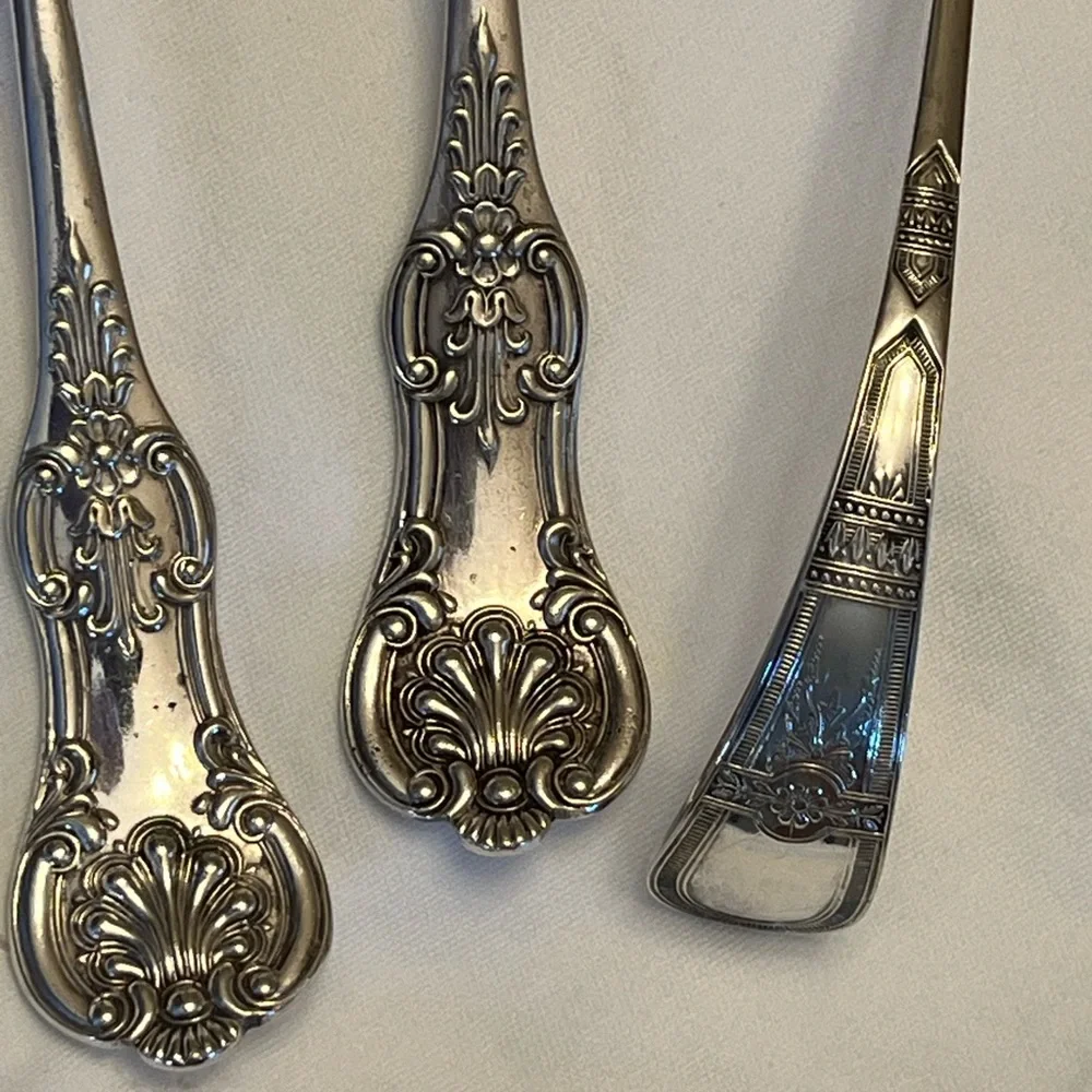 Silver Ladles - Set of Three